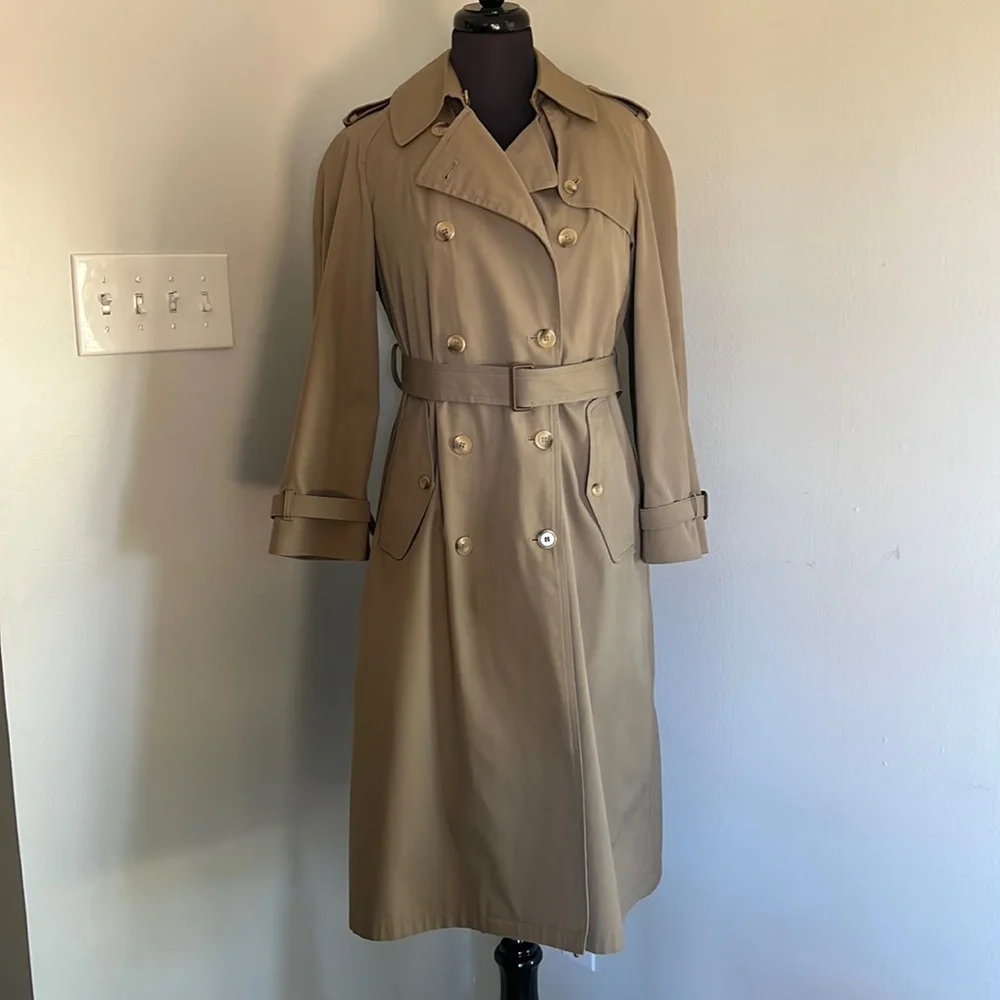 Burberry London classic khaki trench coat - Picture 1 of 11